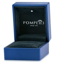 Pompeii .50ct Square Princess Rez prirodne dijamantske naušnice u 14K zlatu