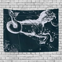 Popcreation zidne tapiserija Fantazija Constellation Grap CETUS DORM bacajte spavaću sobu dnevni boravak