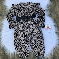 MA & Baby Toddler Baby Girls Dugim rukavima Dojenčad Leopard Rompers Bodysuit Playsuit