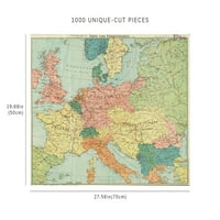 Puzzle-1914- karta