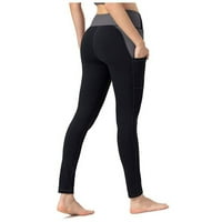 Ženske visoko struk joga hlače Sportske pantalone Modne ženske sportske hlače mrežaste perspektive teške joge hlače