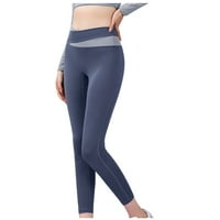 Giligiliso Clearsance Ljeto joga hlače za žene dame dame blokiranje u boji poprečno podizanje hip vježbanja