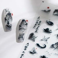 Modni dodaci za manikuru drevnog kostime stil Cliegraphy tinte Nail Art ukrasi kineski naljepnice za