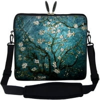 ® Neoprene torba za laptop baver za nošenje sa skrivenom ručicom i podesivim remenom za rame -