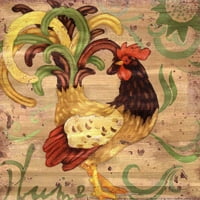 Royale Rooster III od Paul Brent Fine Art Poster Print Paul Brent