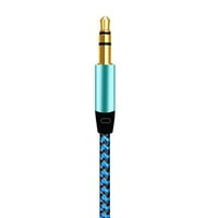 MyBeauty šareni pleteni žičani metalni mužjak za muški kabel za snimanje automobila Audio