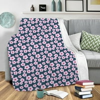 Flower-pokrivač modni posteljina pokrivač Super meka za rođendanski suvenirni pokloni, 32x 80x