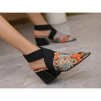 Daeful Women Haljina Sandal gležnjače visoke pete Chunky pete sandale za pete Party Casual Comfort Ljetne