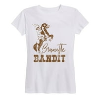 Country Casuals - Brunette Bandit Cowgirl - Ženska grafička majica kratkih rukava