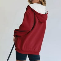Džemper stabilna odjeća ženska casual moda Hallowee tiskani s dugim rukavima dukseve sa duksevima patentne