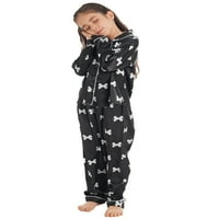 Dječje djevojke satenske svilene pidžame postavile majicu s dugim rukavima sa hlače za spavanje spavaće