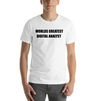 Najveći svjetski digitalni analitičar kratki pamučni majica s kratkim rukavima po nedefiniranim poklonima