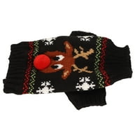 Pasji božićni džemper, pas snijeg džemperi odlična izrada topli božićni uzorak za svakodnevni trošenje
