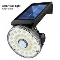 LED svjetiljka solarne zidne svjetiljke velike snage vanjske ip vodootporne sumrak do zore