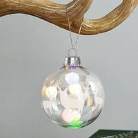 Božićni ukrasi Božićna prozirna kugla za kuglicu može se napuniti božićnim ukrasima drvca Božićni ukrasi