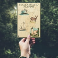 Beaver Island, Michigan, jezero grafikon