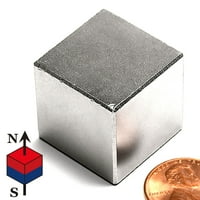 Magnetics® 121Lbs 1 Neodymium Cube Magnet N50