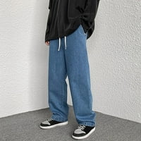 Durtebeua Muške Jeans Regular Fit Ležerne prilike pune boje mršave traperice