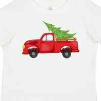 Inktastični božićni vintage kamion sa božićnim drvećem poklone majica malih majica ili majica mališana