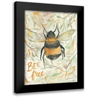 Mingo, jessica crna modernog uokvirenog muzeja umjetnosti tisak pod nazivom - pčela besplatno