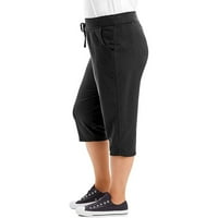 Joga hlače za žene Ležerne prilike sa čvrstim džepom za crtanje Sport Yoga kratke hlače 7 točaka