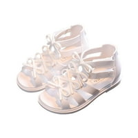 Ljetne cipele za brisanje dječjeg klirenca cipele za bebe djevojke slatka puna boja pramca izdubljena