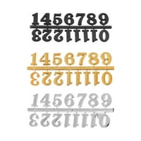 Fogcroll set sat Broj arapski broj Jednostavna montaža čvrsta boja zamjena DIY Kvarcni sat za dom