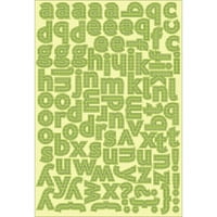 Šarmirane naljepnice za karton 5 X8 - Klasična vrsta abecede - slučaj od 12