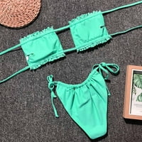 Odeerbi dva kupaće kostimu za žene čvrste erogene bikini jastuče od kupaćih kostirnih odjeća