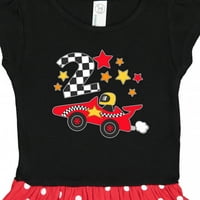Inktastičan sretan 2nd rođendan crveni trkački automobil poklon za djevojčicu toddler