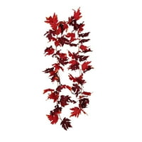 Festival za jesen dekor javorov list rattan dekoracija božićna zabava zid viseći javorov list ratana