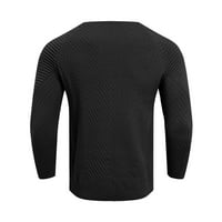 Muški duksevi kralježni vrat s dugim rukavima Pletena pulover Sportske džempere