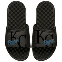 Kansas City Royals Olide Youth MLB tonalni pop slajd sandale - crni