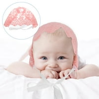 Baby Girl Craice Bonnet čipke poklopce poklopca BONNET-a Toddlers Prozračni šešir za zaštitu od sunca