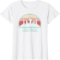 New York City Skyline Retro 80-ih stil majica