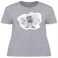 Dizajn za klizanje devojka Dizajn majica - MIMage by Shutterstock, ženska XX-velika