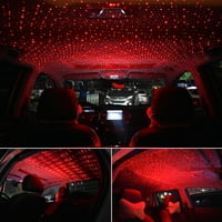 Noćna svjetlost automobila romantična automatsko rotirajuća krovna svjetiljka Auto prijenosni podesivi