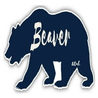 Beaver Utah suvenir 3x frižider magnetni medvjed dizajn