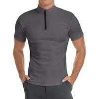 Muške polo majice kratki rukav puni u boji Casual Sports Short rukava za bluze za bubu