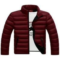Muške kapute od pune boje zakucava vanjska odjeća sa džepovima, casualti zimski mirisni jakni jakna