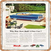 Metalni znak - Nash ambasador Country Club Zašto kupiti samo pola fini automobil Vintage ad - Vintage