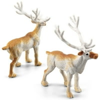 Polarne životinjske figurice s mini Igloo Model Simulacija mini arktičke igračke za životinje postavljeno