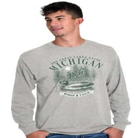 Majice dugih rukava majice majice Majice Michigan Great Lakes Hunter