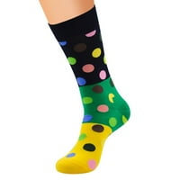 Rovga Men Casual Dot Print Pamučni uzorak Lady Socks Tube Udobne čarape Svakodnevne čarape