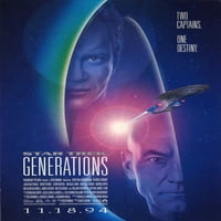 Star Trek generacije Movie Poster Zidni umjetni Metalni znak Ispiši Square Odrasli Najbolji posteri