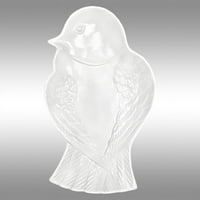 Dizajn Toscano bijele ptice 14 Keramičko jelo