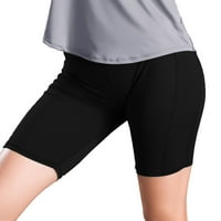 Idoravanske ženske atletske kratke hlače Ženska bočna džepa šivanje fiksne rastezanje uske fitnes trčanje