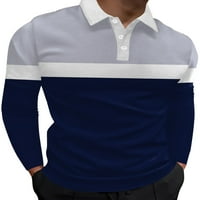 Capreze muns bluza rever na vrhu Polo majica s dugim rukavima Classic Tee tipka dolje T majice Style-aa