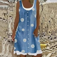 Baberdicy haljina za plažu Žene Ljeto plaža Proljeće Striped Print Slatka haljina sunčana haljina haljina