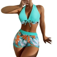 Ženski kupaći kostimi visokog struka Bikini visoki rez dva odijela za kupanje za žene